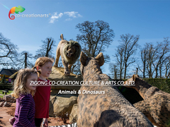 Τεχνητό ζώων λιοντάρι ηλεκτρονικό εφέ σαφάρι ρεαλιστικό για το πάρκο 110V 220V ζωολογικών κήπων