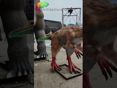 Oviraptor πρότυπος ρεαλιστικός ηλεκτρονικό εφέ ήλιος δεινοσαύρων δεινοσαύρων τεχνητός ανθεκτικός