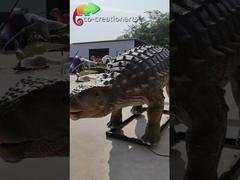 CE 5M τεχνητός δεινόσαυρος Ankylosaurus ηλεκτρονικό εφέ για την έκθεση λεωφόρων αγορών