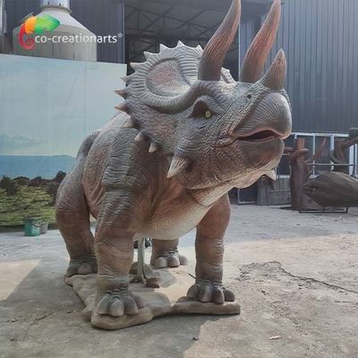 Αγορά Ρεαλιστική ζωή - δεινόσαυρος Trceratops ηλεκτρονικό εφέ μεγέθους ιουρασικό για το λούνα παρκ online manufacture