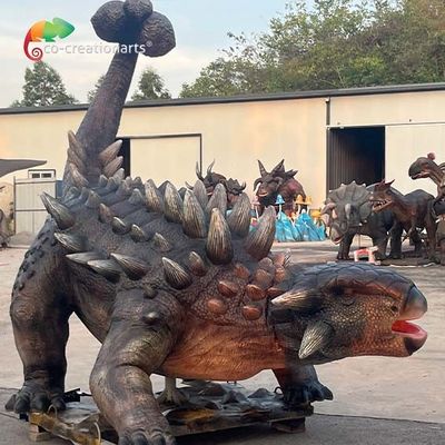 Αγορά Ζωή θεματικών πάρκων - ρεαλιστικό πρότυπο δεινοσαύρων Ankylosaurus δεινοσαύρων ηλεκτρονικό εφέ μεγέθους για το λούνα παρκ online manufacture