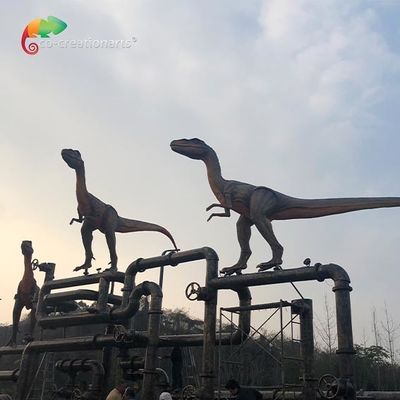 Υπαίθριο ηλεκτρονικό εφέ Velociraptor διακοσμήσεων που στεγανοποιεί τα ρεαλιστικά πρότυπα δεινοσαύρων