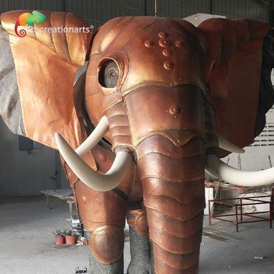 Αγορά Mall Decoration Custom Made Animatronics Fiberglass Elephant Statue 4.5 meters online manufacture
