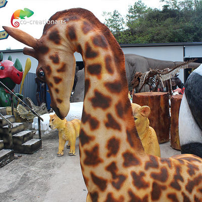 Καλή τιμή. Giraffe φίμπεργκλας θεματικών πάρκων φωτισμού χρώμα προσομοίωσης σε απευθείας σύνδεση