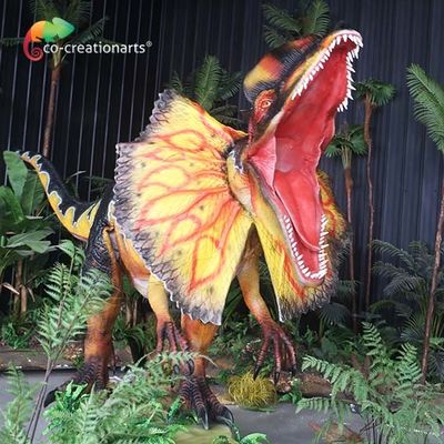Καλή τιμή. Ιουρασική ζωή παγκόσμιου Dilophosaurus - δύναμη ηλεκτρικής ενέργειας δεινοσαύρων ηλεκτρονικό εφέ μεγέθους σε απευθείας σύνδεση