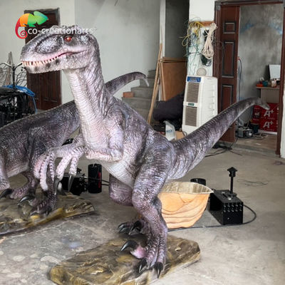 Ρεαλιστικά συστήματα ελέγχου ήχου Animatronic Dinsoaur Simulatio Velociraptor Για έκθεση