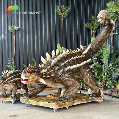 Ζωτικό μέγεθος Animatronic Ankylosaurus προσομοίωση δεινοσαύρων για την έλξη του Ιούρα