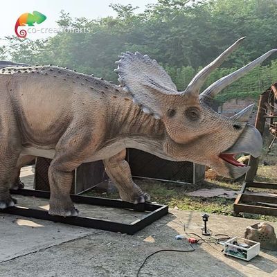 Καλή τιμή. 7M Dino μεγάλος υπαίθριος δεινόσαυρος Tricratops ηλεκτρονικό εφέ ρεαλιστικός με την κίνηση ουρών σε απευθείας σύνδεση