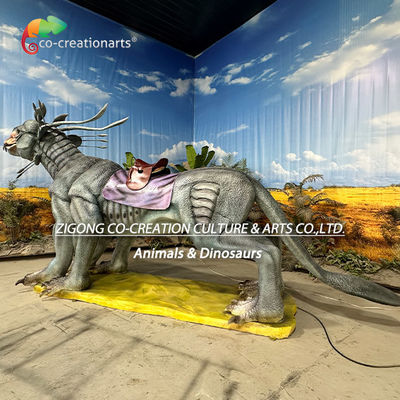 Καλή τιμή. Οδηγούμενο Animatronic Monster Ride: Δυναμική Κίνηση & Silver-Beast Design Για Πάρκα Περιπέτειας σε απευθείας σύνδεση